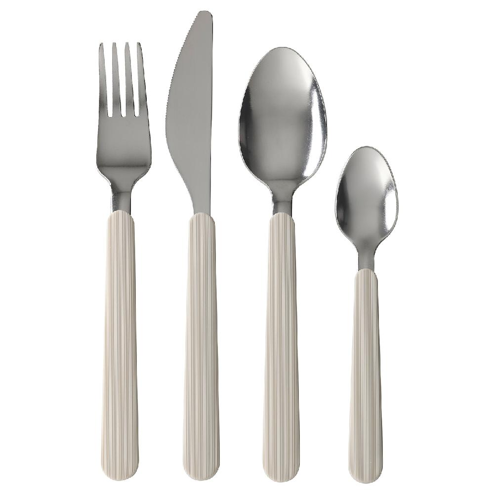 IKEA UPPHÖJD Besteck 16-tlg. beige