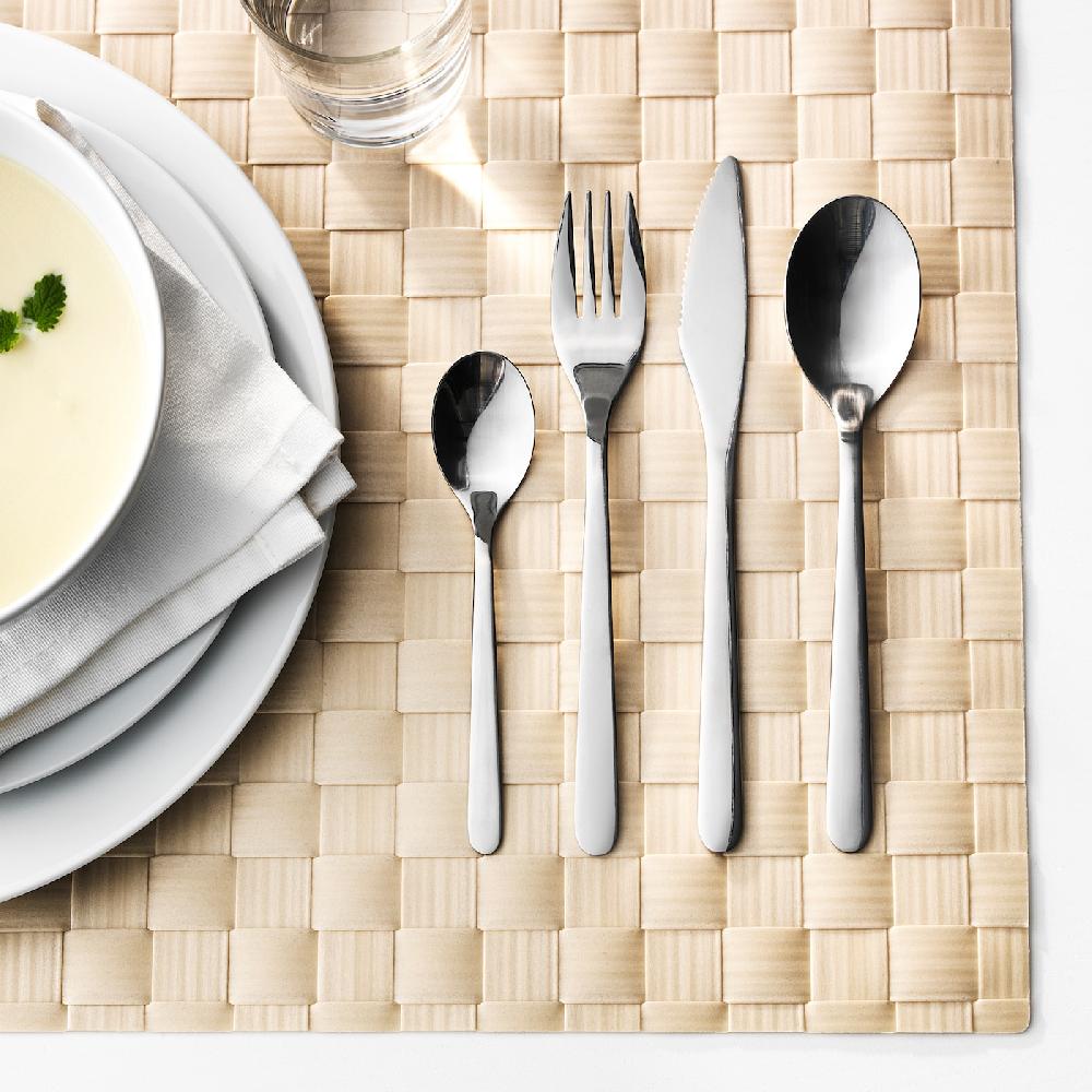 IKEA FÖRNUFT Besteck 24-tlg. Edelstahl Kostenloser Versand international