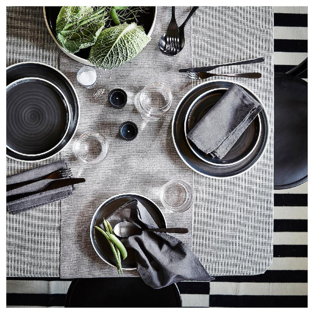 IKEA TILLAGD Besteck 24-tlg. schwarz 50% Rabatt für begrenzte Zeit