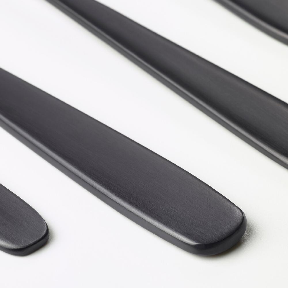 IKEA TILLAGD Besteck 24-tlg. schwarz 50% Rabatt für begrenzte Zeit