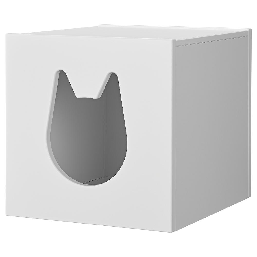 IKEA KALLAX Katzenhaus weiß 33x33 cm Preisnachlass