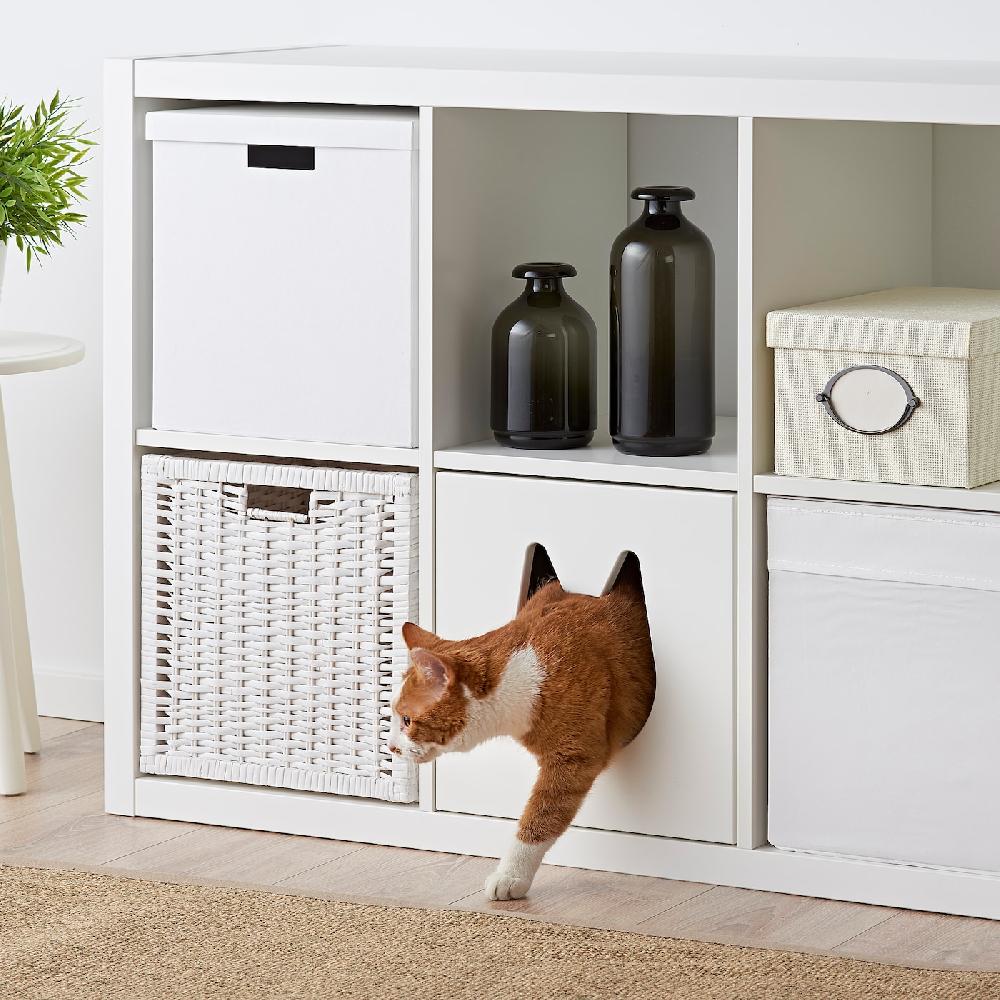 IKEA KALLAX Katzenhaus weiß 33x33 cm Preisnachlass