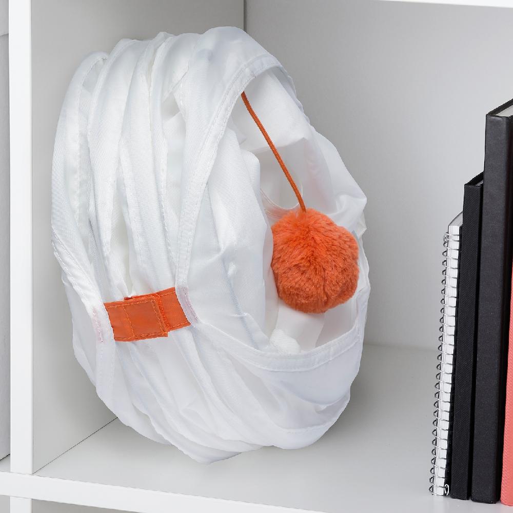 IKEA UTSÅDD Katzenspieltunnel weiß/orange Cyber Monday