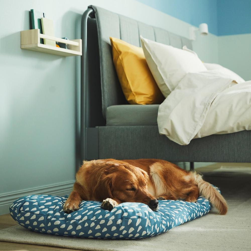 IKEA UTSÅDD Kissen für Haustier blau 64x102 cm Zeitlich begrenztes Angebot