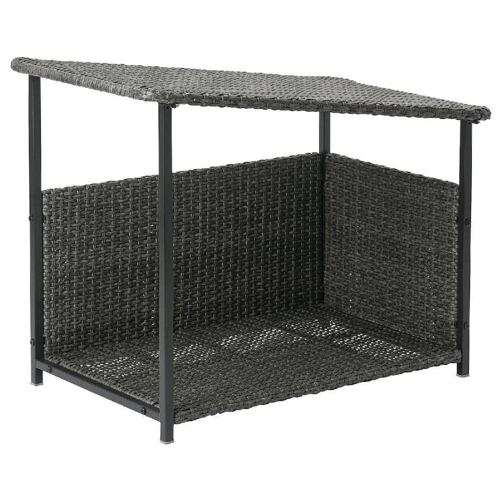IKEA BOLMSÖ Hundebett für draußen dunkelgrau