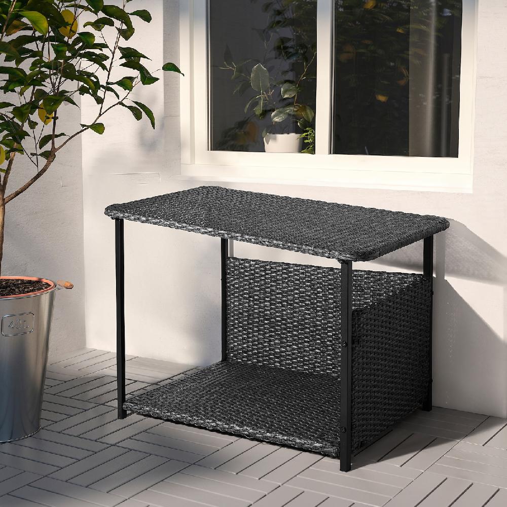 IKEA BOLMSÖ Hundebett für draußen dunkelgrau Blitzangebot