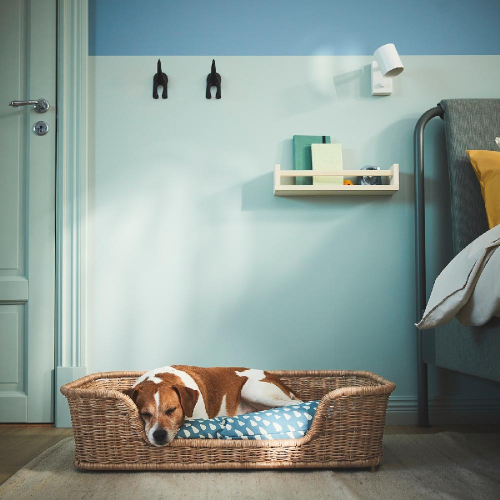 IKEA UTSÅDD Hundebett Rattan 80x50x20 cm Neuheiten