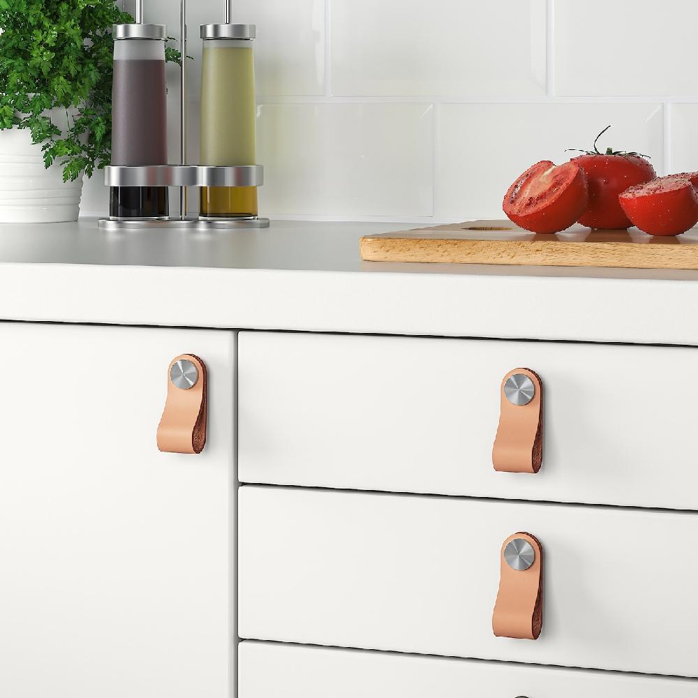 IKEA ÖSTERNÄS Ledergriff gegerbtes Leder 65 mm Neueste Stile