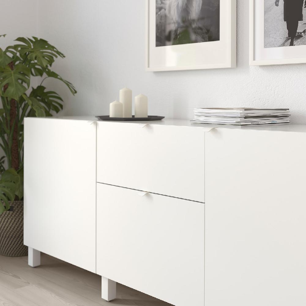IKEA BILLSBRO Griff weiß 40 mm Nur noch ein Tag übrig