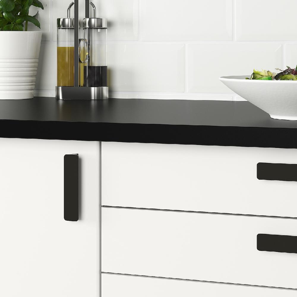 IKEA HACKÅS Griff anthrazit 100 mm Riesige Rabatte
