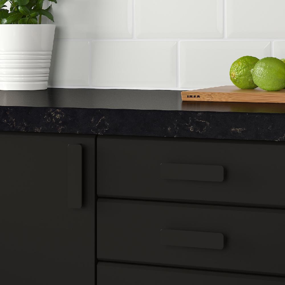 IKEA HACKÅS Griff anthrazit 100 mm Riesige Rabatte