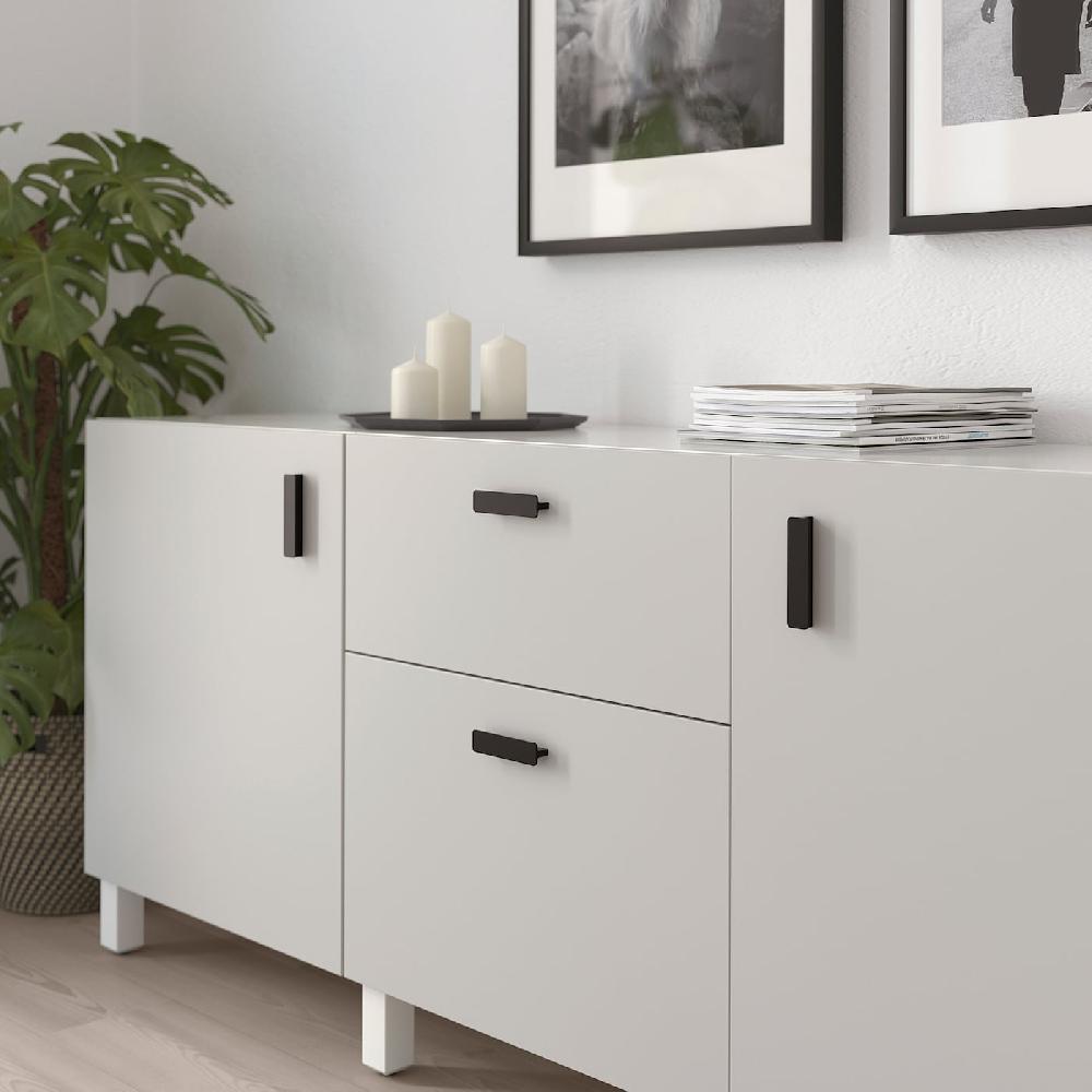 IKEA HACKÅS Griff anthrazit 100 mm Riesige Rabatte