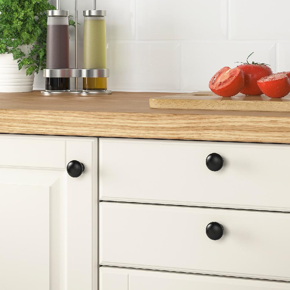 IKEA ENERYDA Knopf schwarz 27 mm 50% Rabatt mit kostenlosem Versand