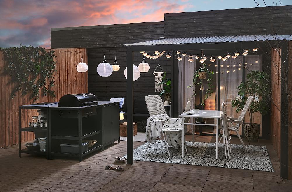 IKEA UTLÄNGAN Bodenrost/außen braun 0.90 m² Rabatte dieses Monats