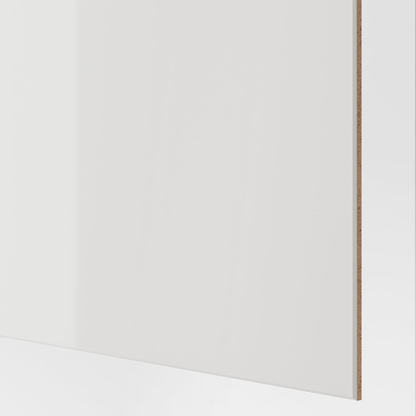 IKEA HOKKSUND 4 Paneele f Schiebetürrahmen Hochglanz hellgrau 100x236 cm Zeitlich begrenztes Angebot