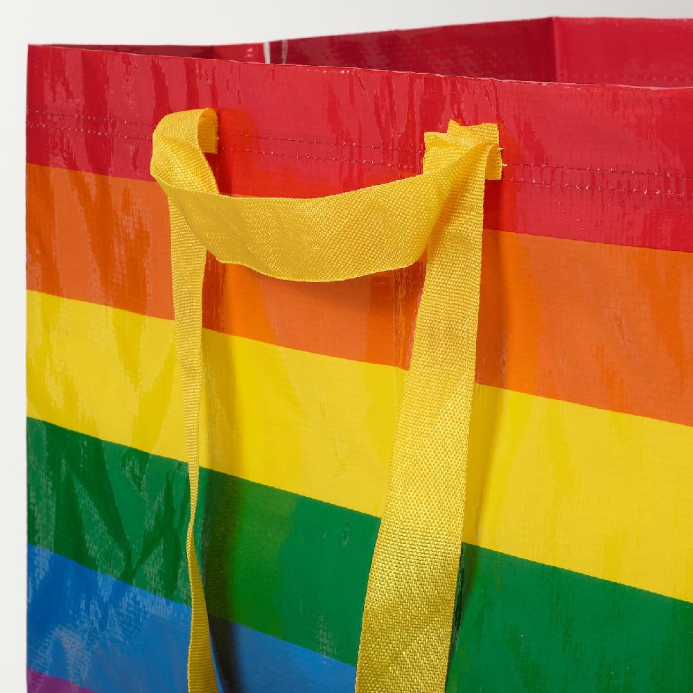 IKEA STORSTOMMA Tasche groß bunt 71 l Kostenlose Rückgabe