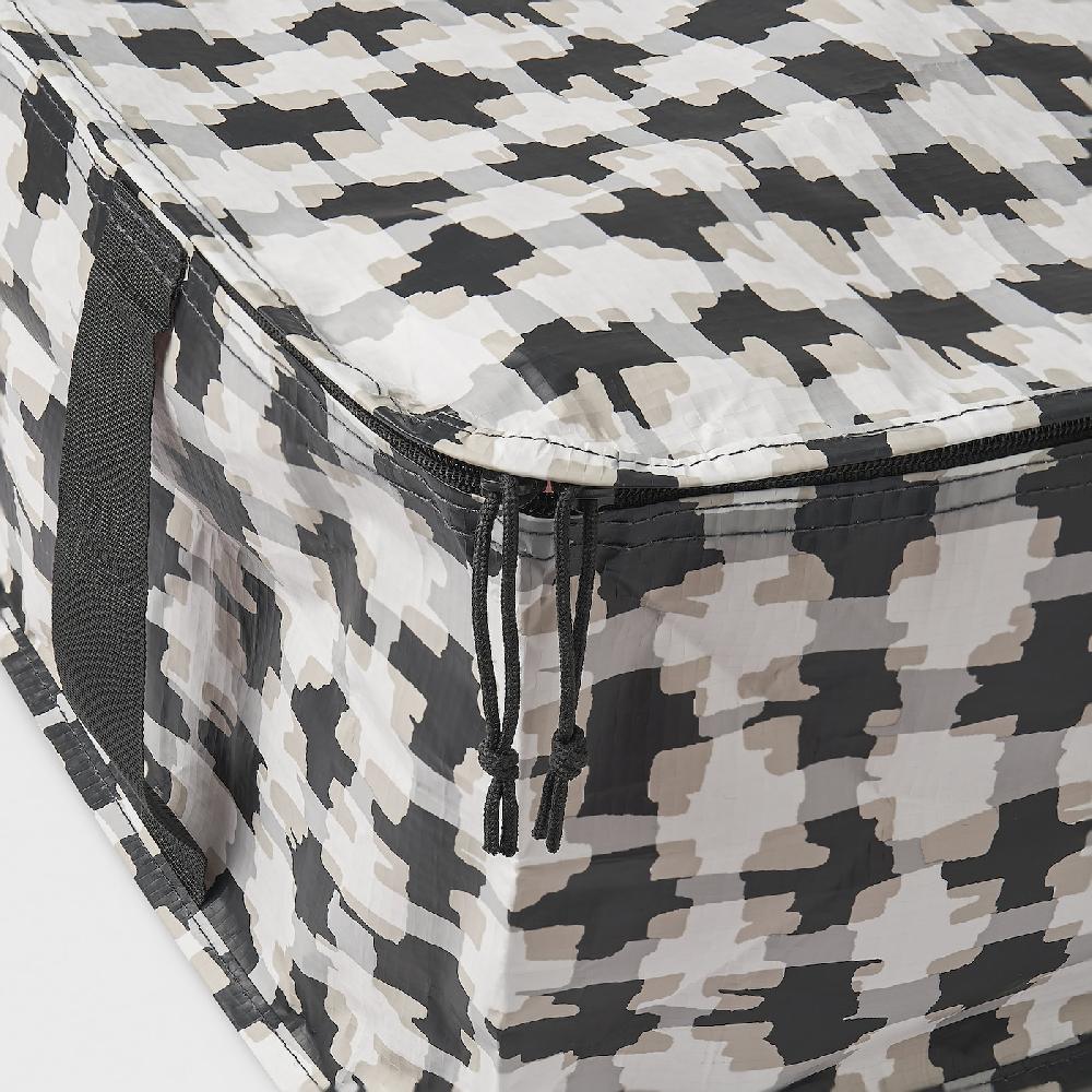 IKEA SÄCKKÄRRA Tasche weiß/bunt 55x49x19 cm Letzte 3 Tage