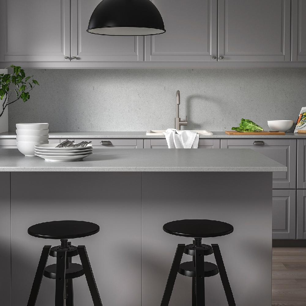 IKEA TÄRNHULT Wandpaneel maßgefertigt hellgrau Steinmuster/Glaskomposit 1 m²x1.2 cm Bis zu 60% Rabatt