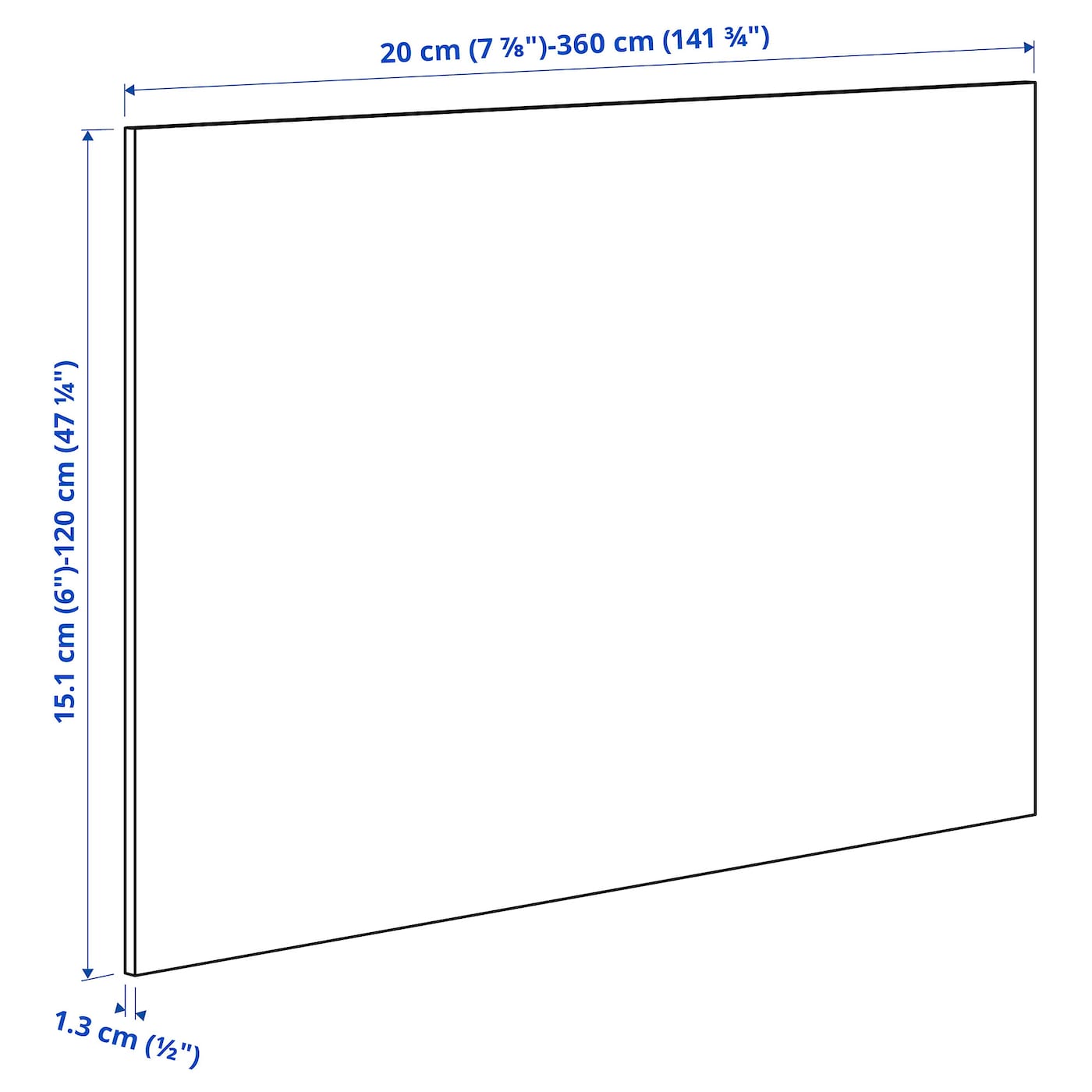 IKEA SIBBARP Wandpaneel maßgefertigt braun Nussbaumnachbildung/Laminat 1 m²x1.3 cm Sonderangebot der Fabrik