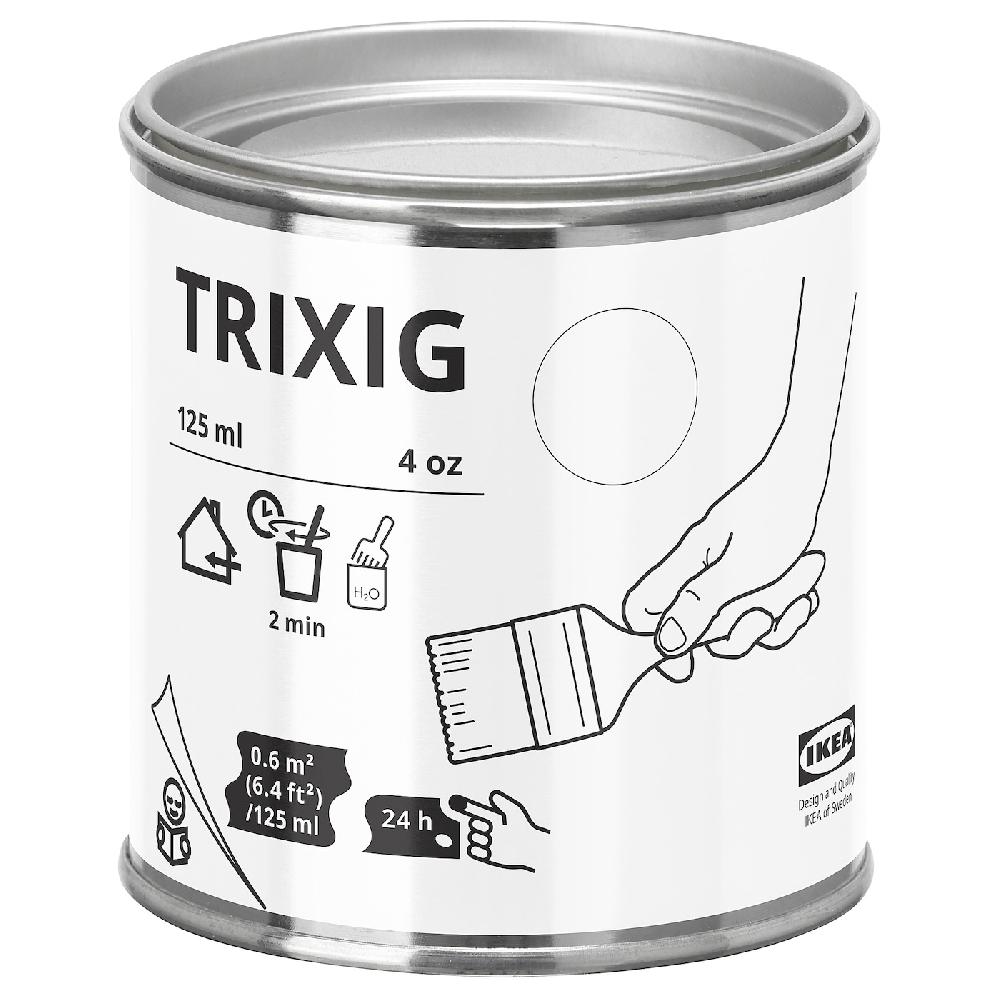 IKEA TRIXIG Farbe weiß 125 ml 2025