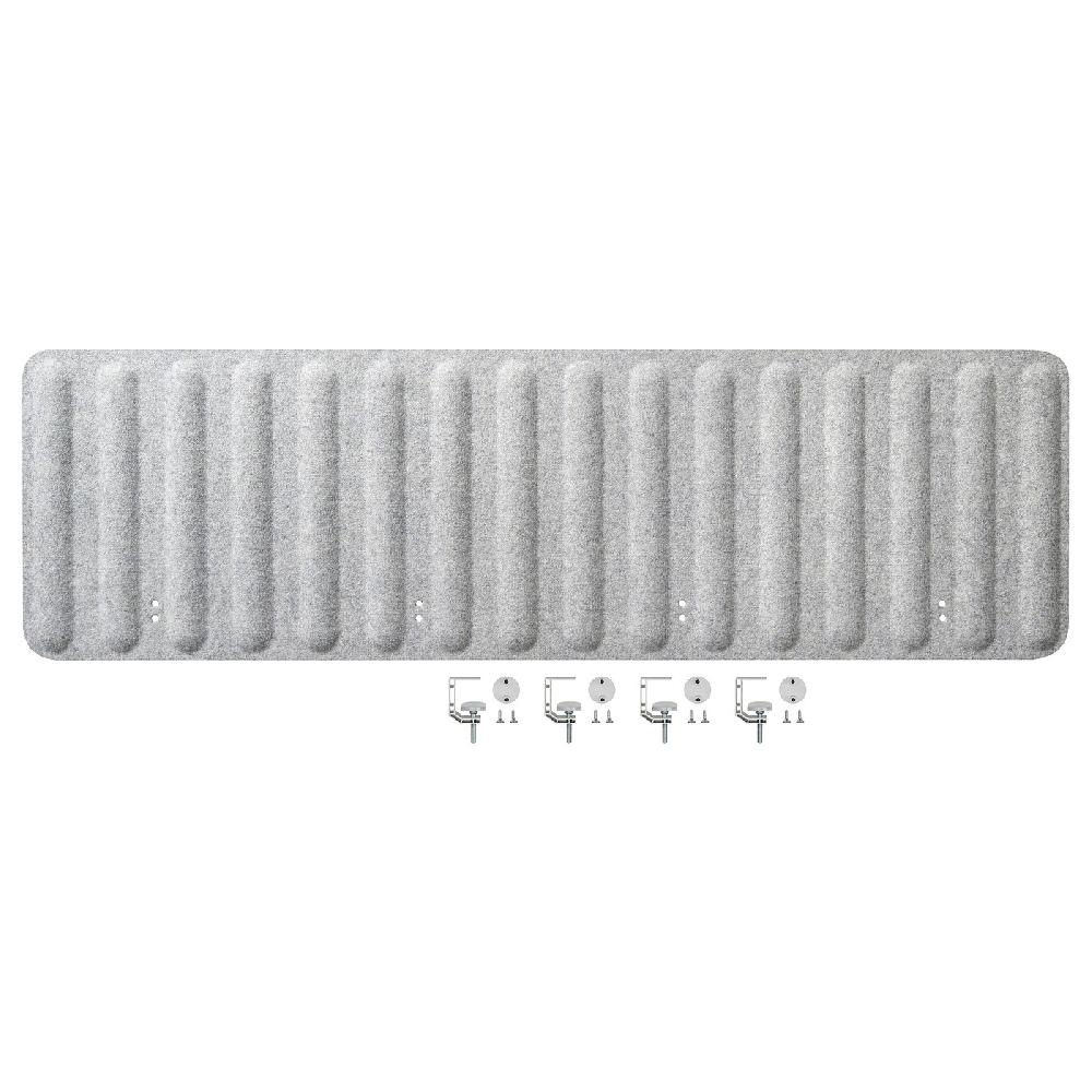 IKEA EILIF Abschirmung für Schreibtisch grau 160x48 cm Schlussverkauf