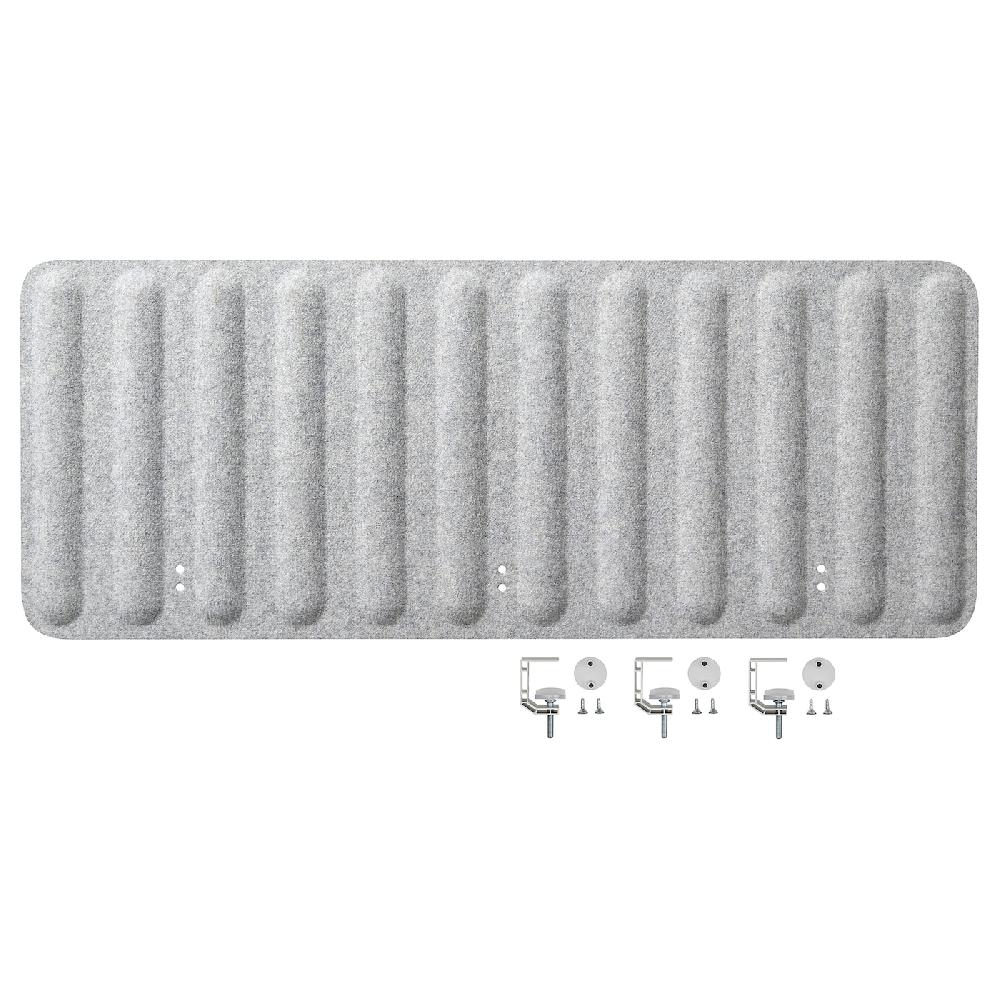 IKEA EILIF Abschirmung für Schreibtisch grau 120x48 cm Günstiger Verkauf
