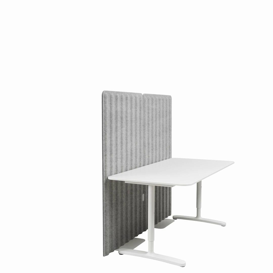IKEA EILIF Stütze für Abschirmung weiß 40x30 cm Kostenloser Versand