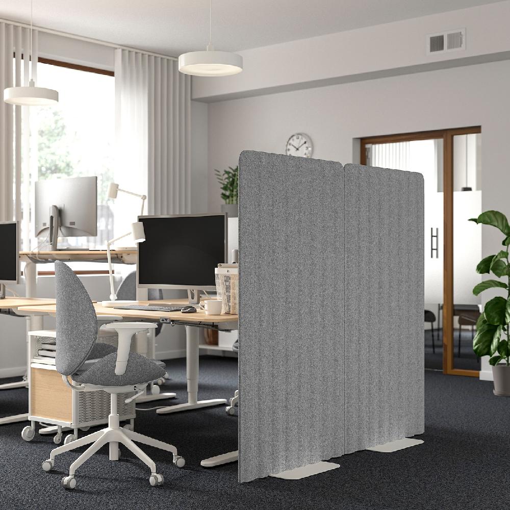 IKEA EILIF Stütze für Abschirmung weiß 40x30 cm Kostenloser Versand