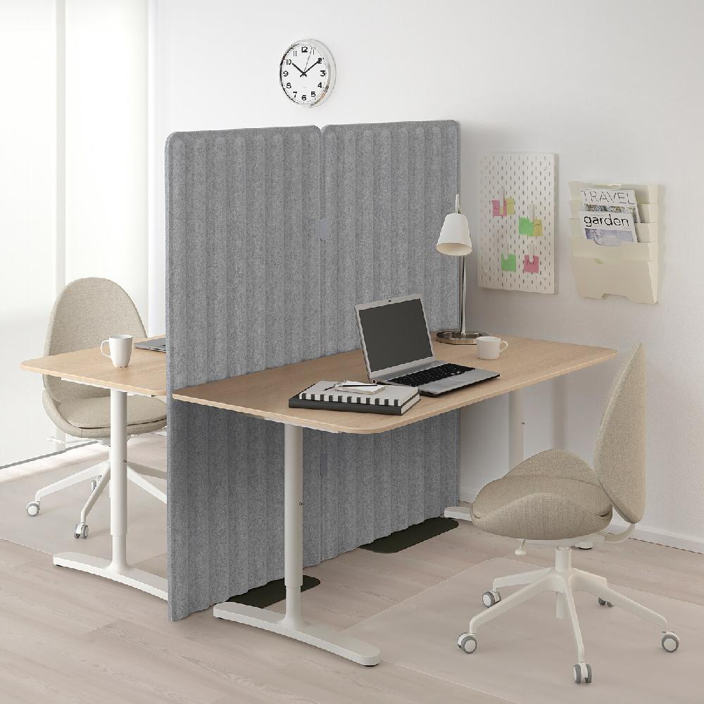 IKEA EILIF Stütze für Abschirmung schwarz 40x30 cm Limitierter Zeitrabatt