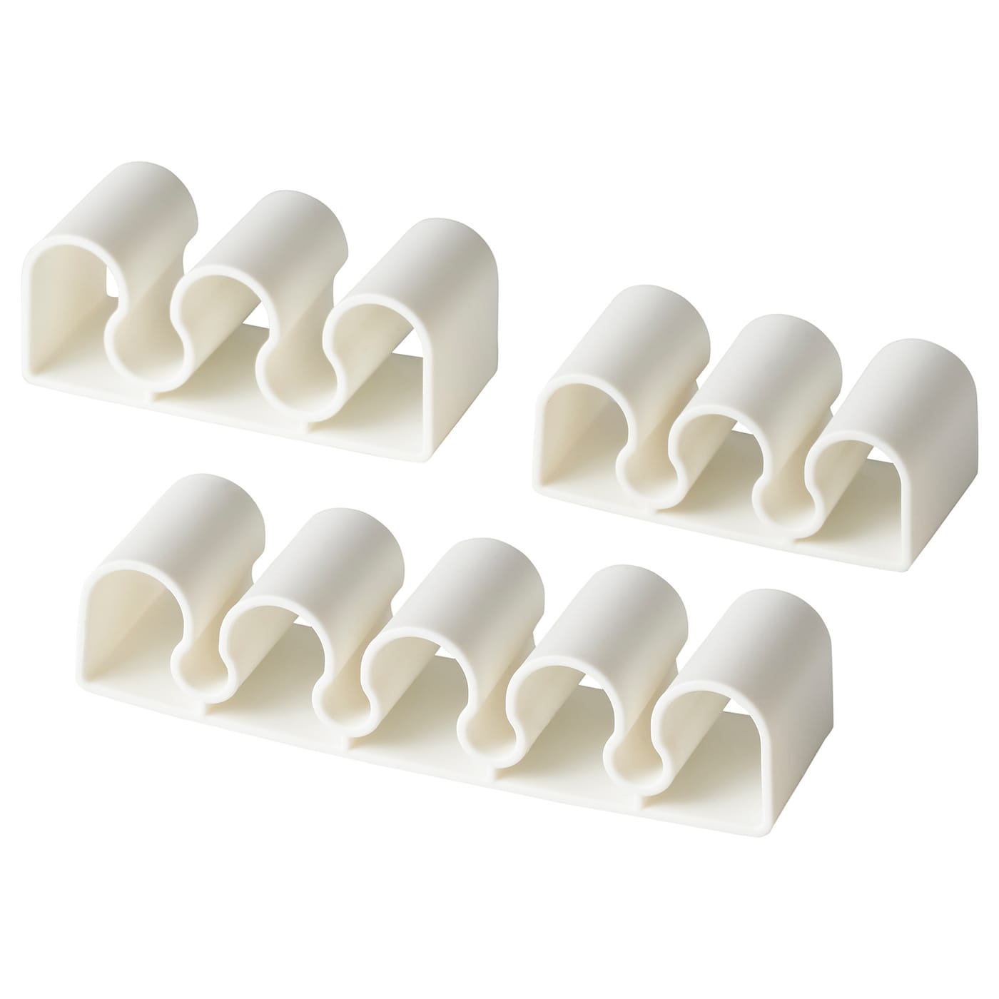 IKEA KALKSTUFF Kabelhalter 3er-Set weiß Rabatt