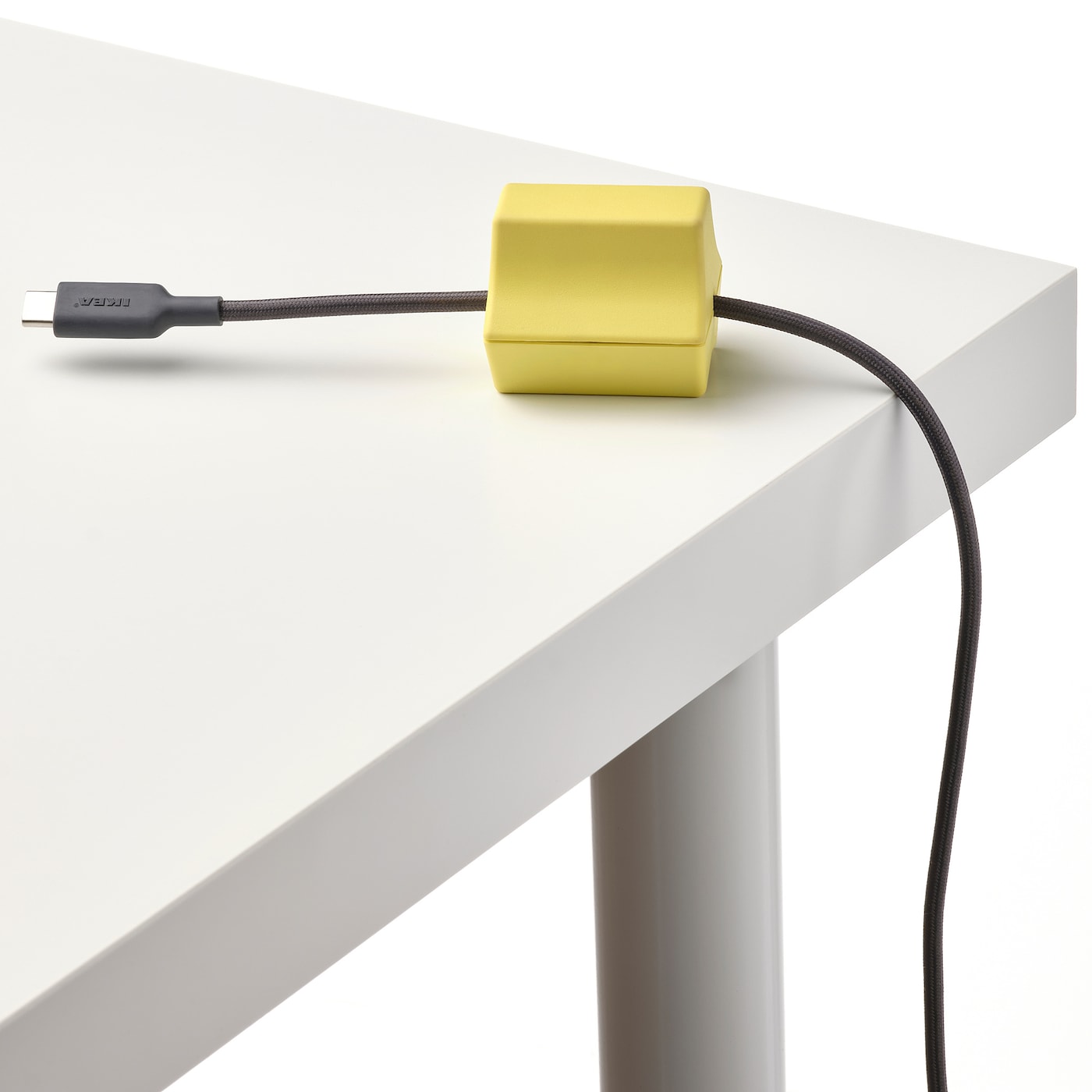 IKEA HAVSKÅL USB-Anker 2-tlg. schwarz/gelb Großer Ausverkauf
