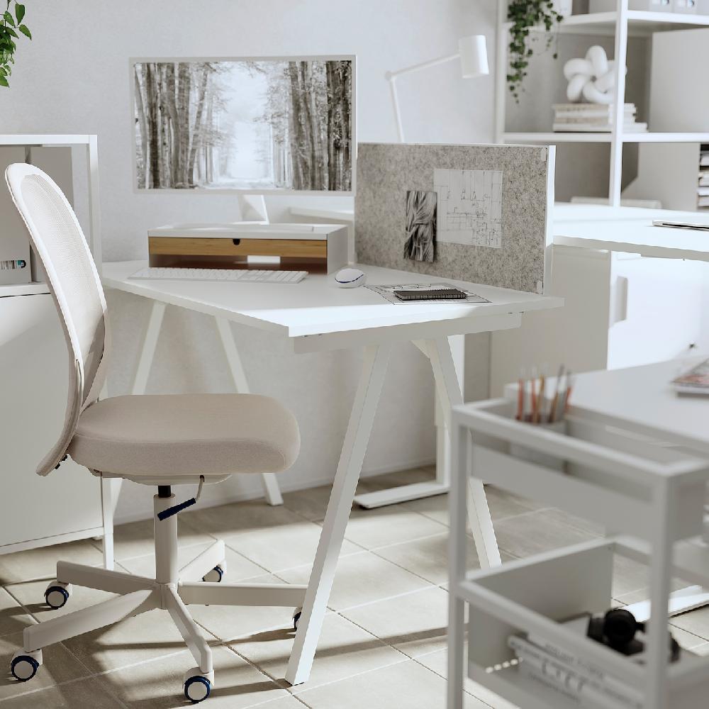 IKEA ELLOVEN Monitorerhöhung mit Schublade weiß Cyber Monday
