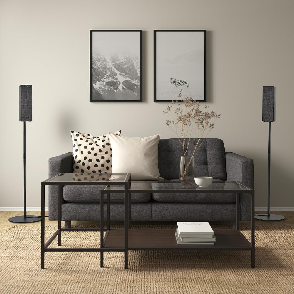IKEA SYMFONISK Regal-WiFi-Speaker schwarz/2er-Set Generation 2 Muttertagsangebot