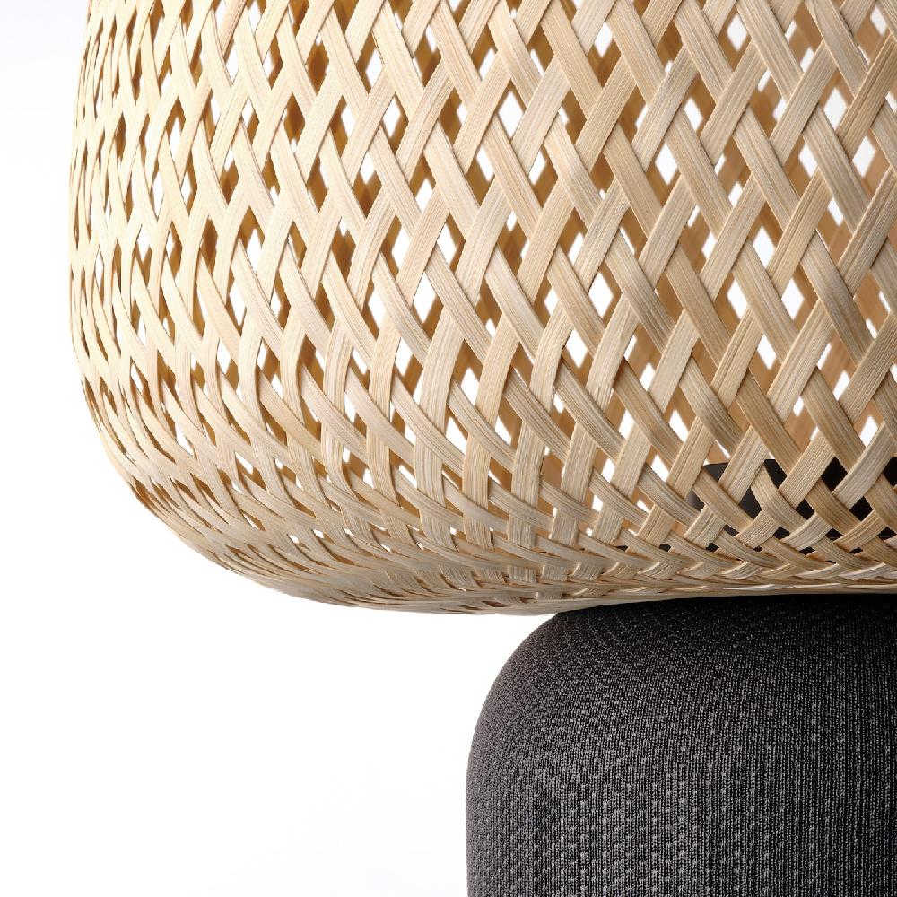 IKEA SYMFONISK Standleuchte mit WiFi-Speaker Bambus/smart Jubiläumsangebot