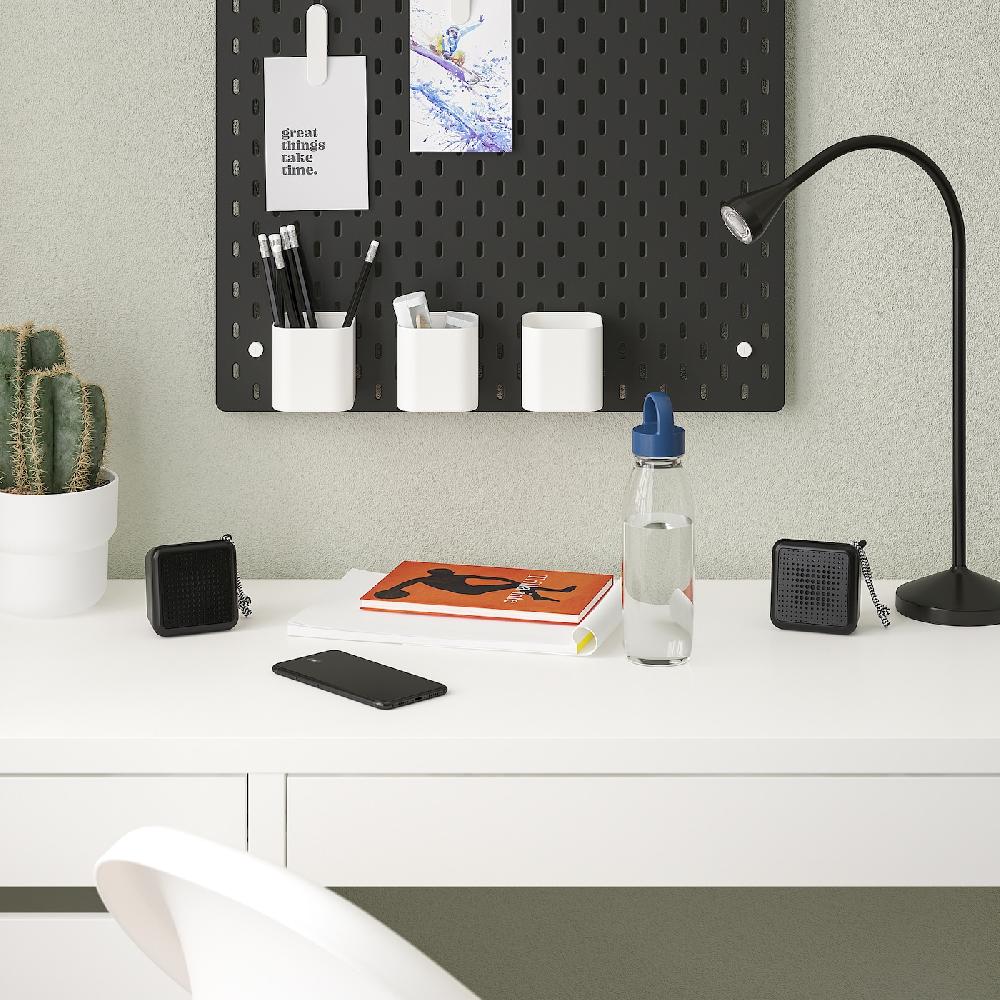 IKEA VAPPEBY Bluetooth-Lautsprecher schwarz/2er-Set wasserdicht Neueste Mode