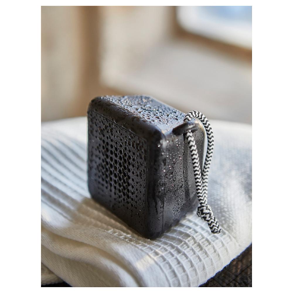 IKEA VAPPEBY Bluetooth-Lautsprecher schwarz/2er-Set wasserdicht Neueste Mode