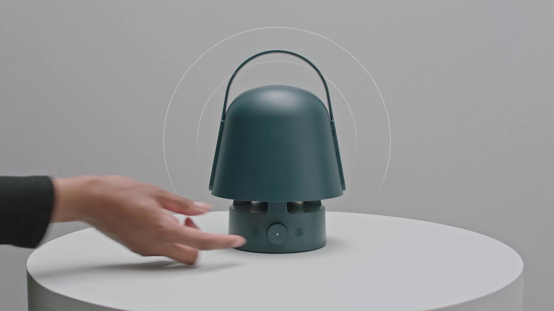 IKEA VAPPEBY Leuchte m Bluetooth-Lautsprecher für draußen/grün Zeitlich begrenztes Angebot