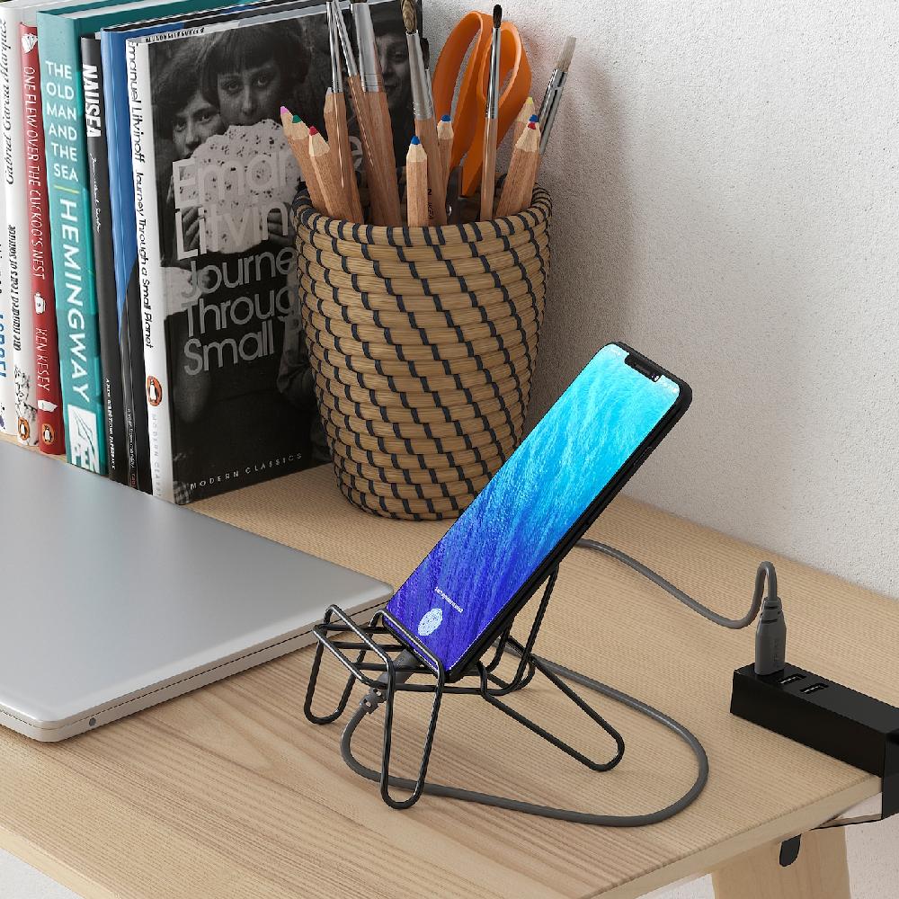 IKEA KRUBBET Mobiltelefonhalter schwarz Große Rabatte