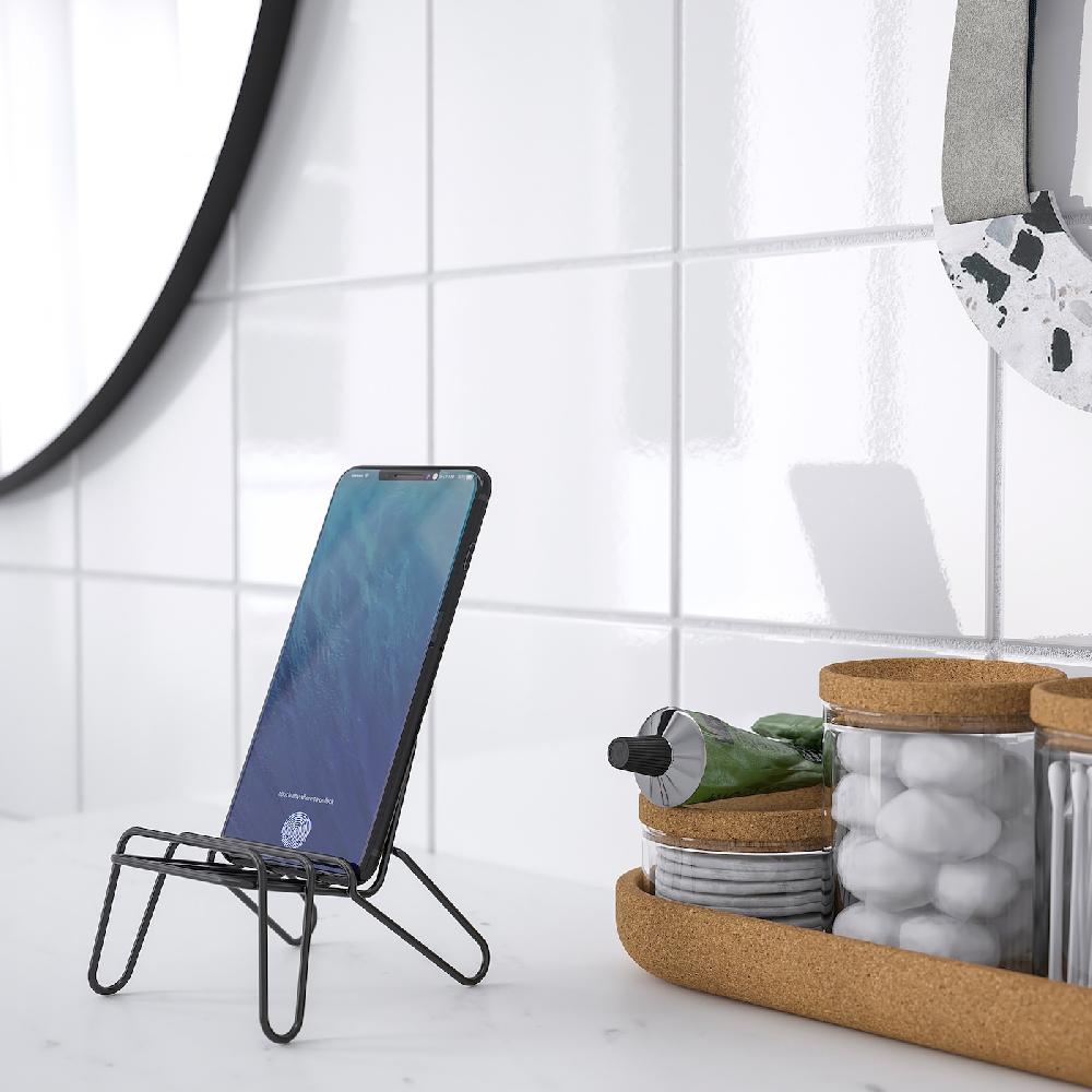 IKEA KRUBBET Mobiltelefonhalter schwarz Große Rabatte