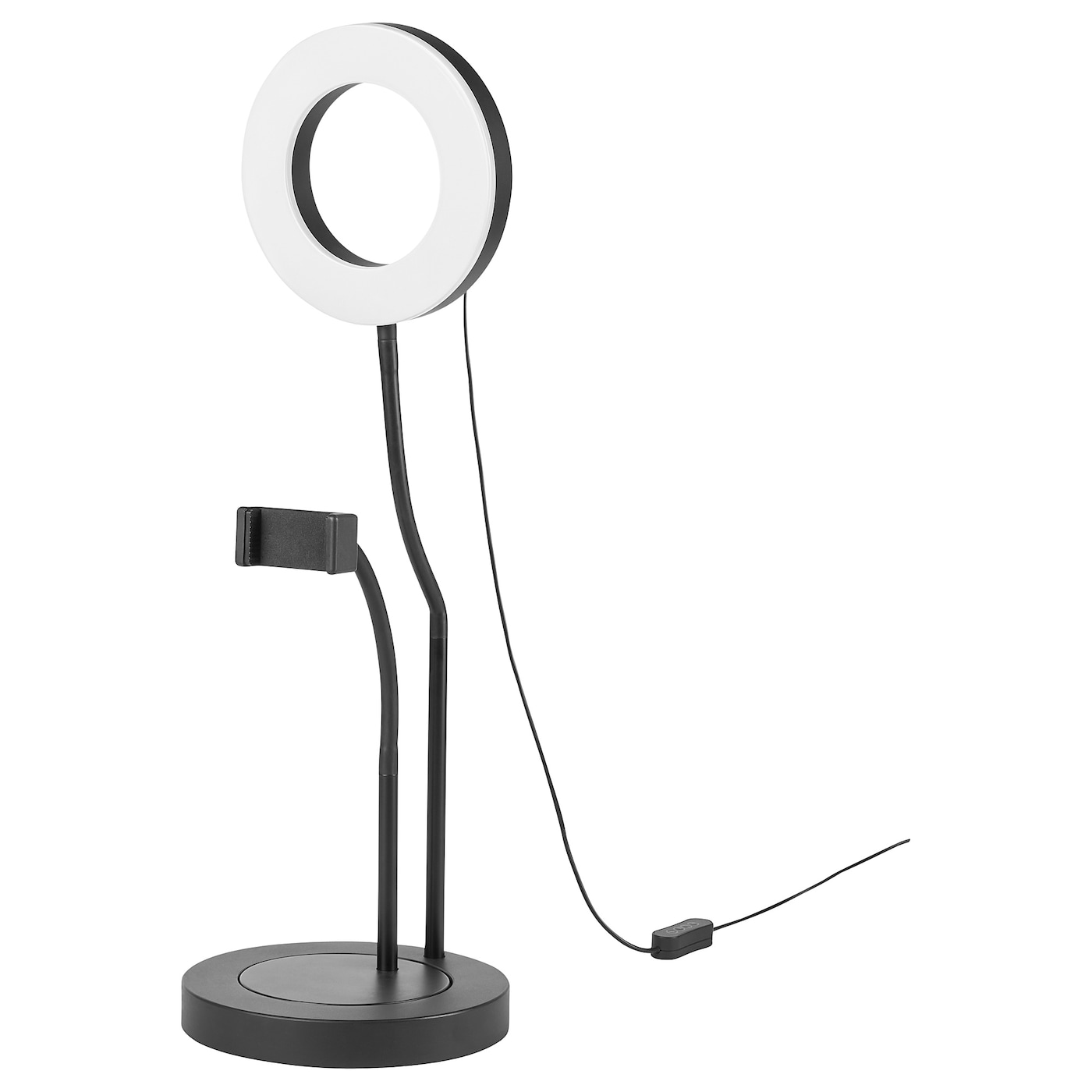 IKEA LÅNESPELARE Ringleuchte mit Mobiltelefonhalter