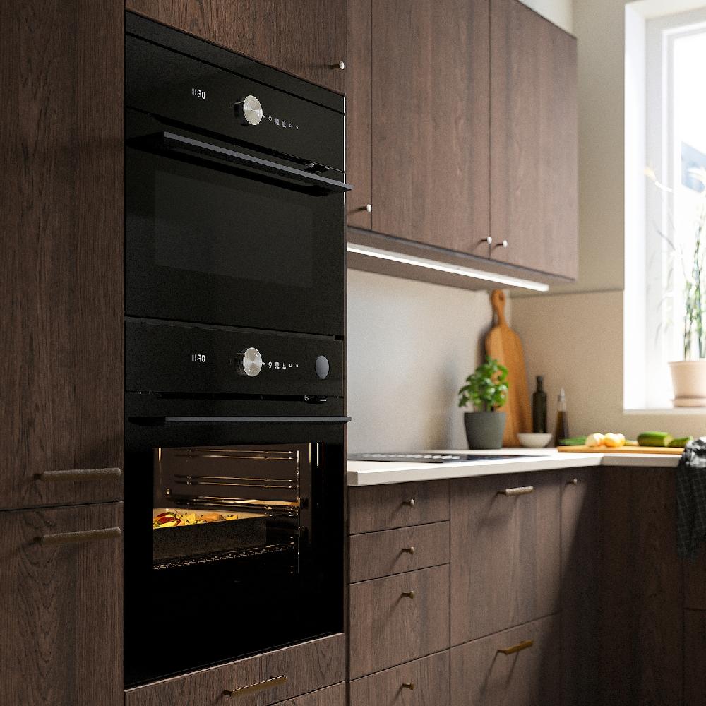 IKEA FINSMAKARE Heißluftofen Dampfgar- +Pyrolyse IKEA 700 schwarz Kostenlose Rückgabe