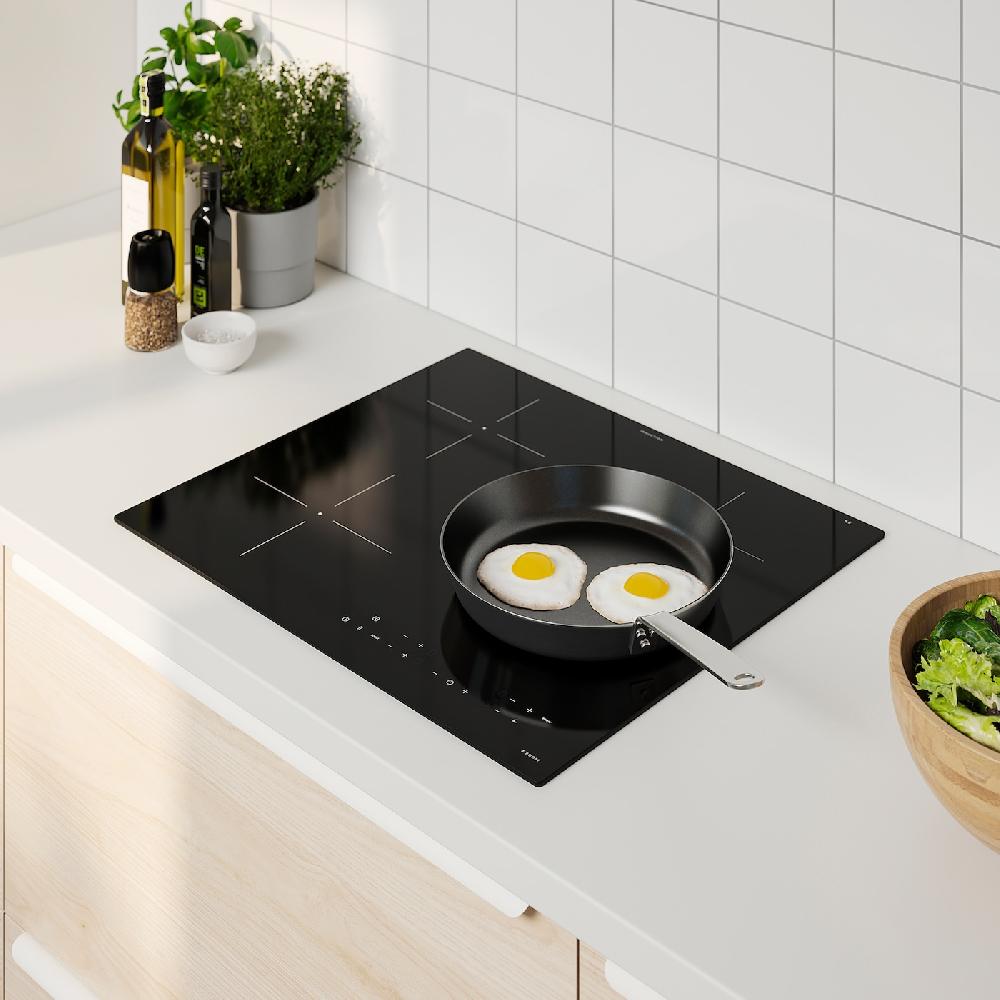 IKEA MATMÄSSIG Induktionskochfeld IKEA 300 schwarz 59 cm Letzte 3 Tage