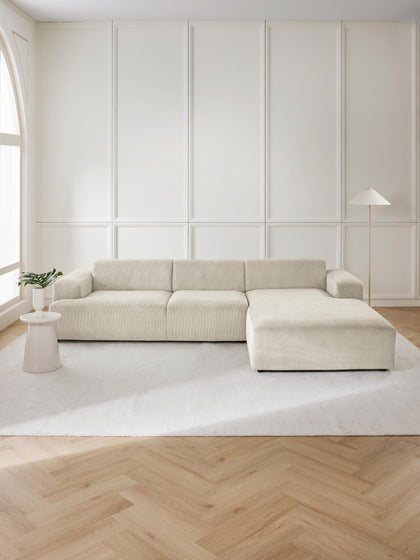Westwing Collection Cord-Ecksofa Melva (4-Sitzer) JETZT KAUFEN
