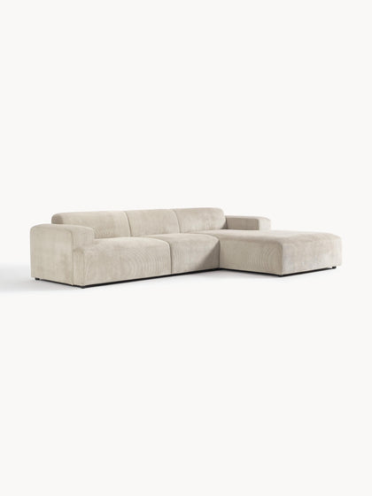 Westwing Collection Cord-Ecksofa Melva (4-Sitzer) JETZT KAUFEN