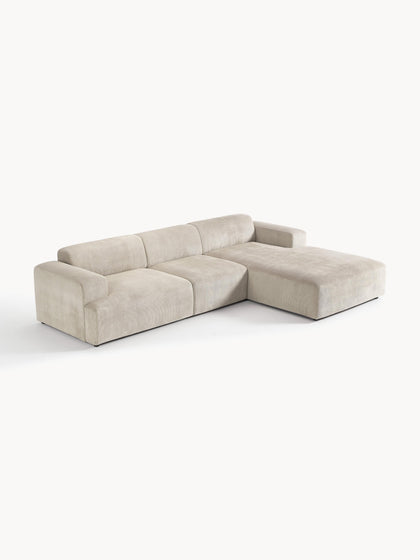 Westwing Collection Cord-Ecksofa Melva (4-Sitzer) JETZT KAUFEN