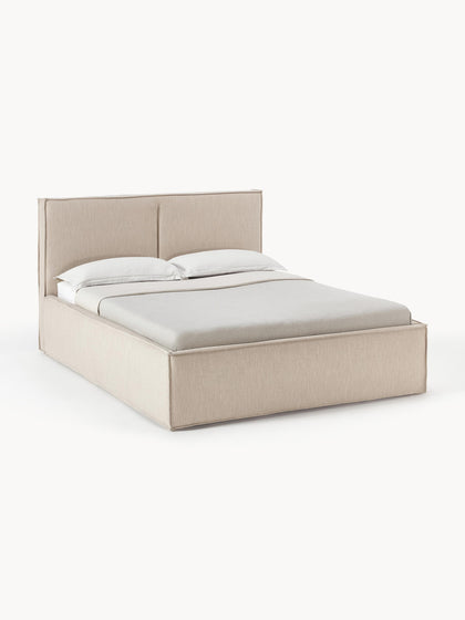Westwing Collection Polsterbett Dream mit Stauraum