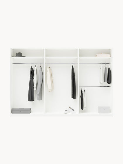 Westwing Collection Modularer Drehtürenschrank Simone 300 cm Breite mehrere Varianten Kostenloser Versand international