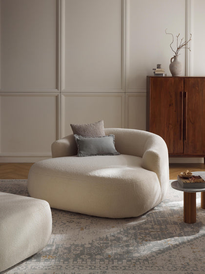 Westwing Collection XL Teddy-Loungesessel Sofia zollfrei