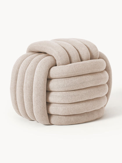 Westwing Collection Knoten-Pouf Twist