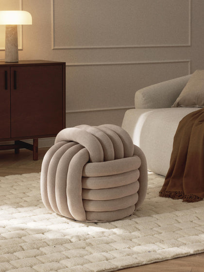 Westwing Collection Knoten-Pouf Twist Online